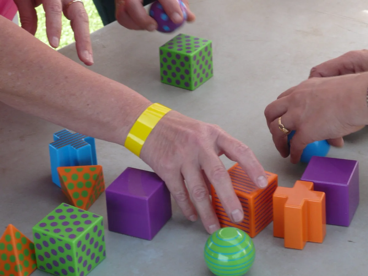 Les formes géométriques du jeu Mental Blox